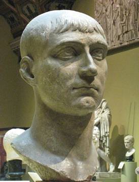 Maxentius  Roman Emperor reigned 306-312 CE    Staatliche Kunstsammlungen Dresden Hm 406